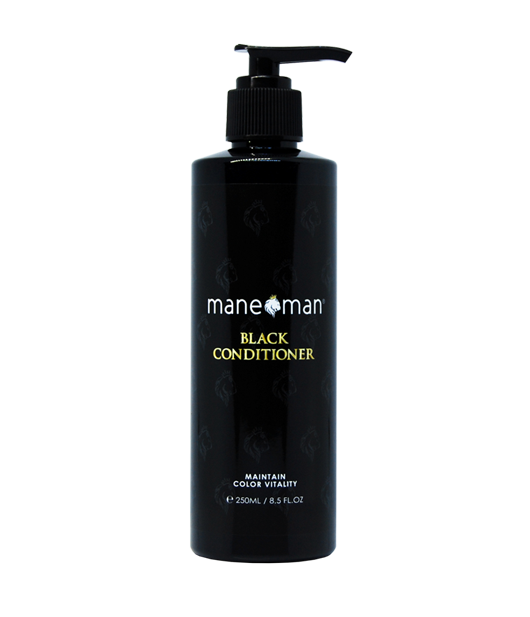 Black Conditioner - Maintain Colour Vitality - 250ml - mane man, matte paste, 